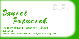daniel potucsek business card