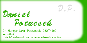 daniel potucsek business card